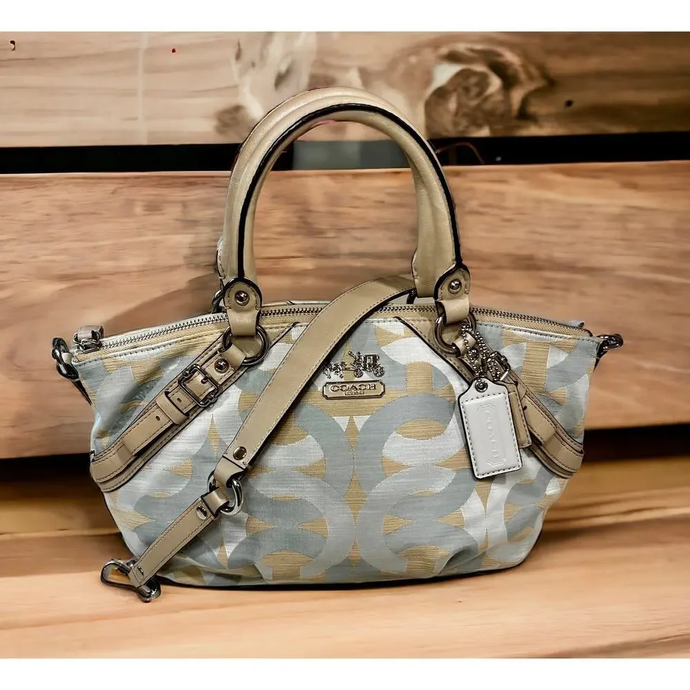 Y2K Coach 17078 Madison Sophia OP Art Satchel Bag 3 Piece Set